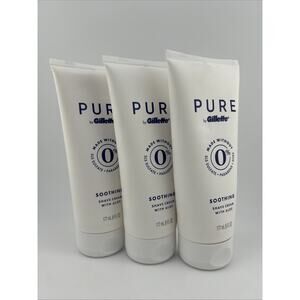 Gillette Pure Shave Cream for Men 170g. (3-Pack)